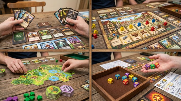mecânicas de jogos de tabuleiro | Jogada Certa