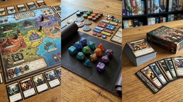 diferença entre jogo de tabuleiro RPG e card game | Jogada Certa
