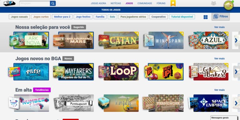 board game arena | Jogada Certa